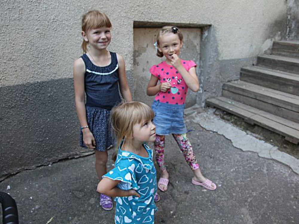 Дети вынужденных переселенцев с Украины ...
